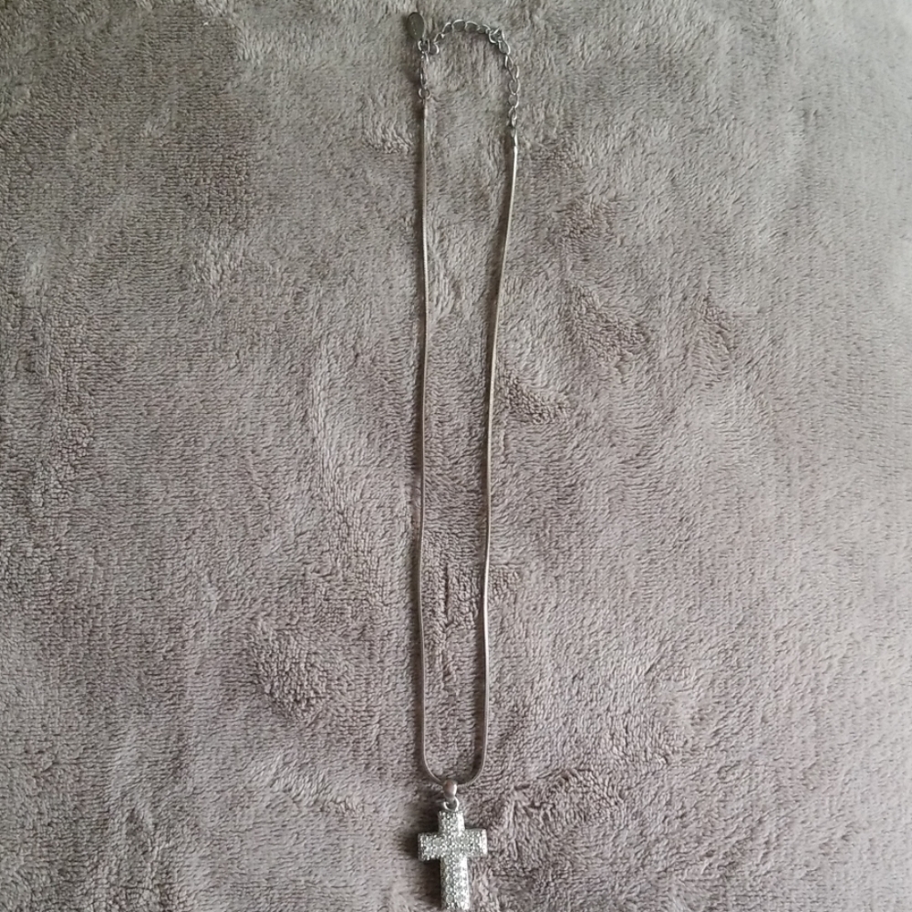 Silver Cross Necklace
